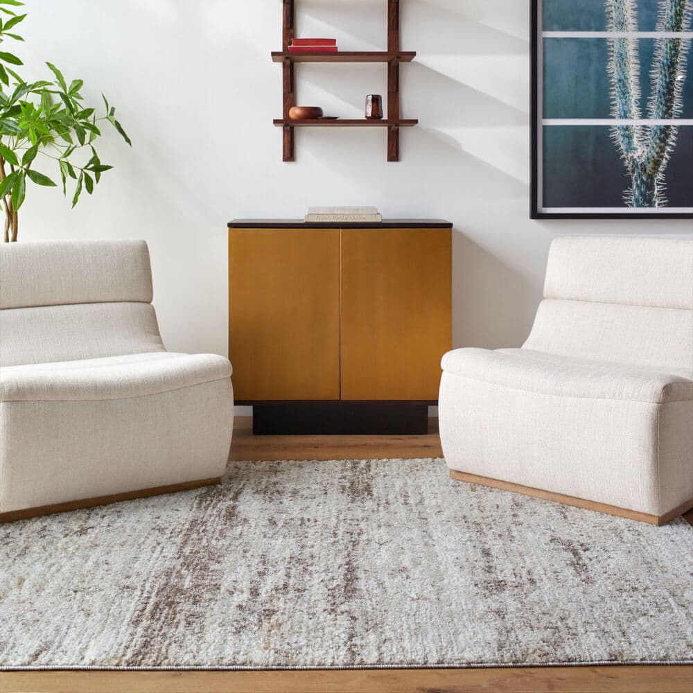 Andorra Plus Light Gray Machine Woven Rug by Livabliss - Image 2