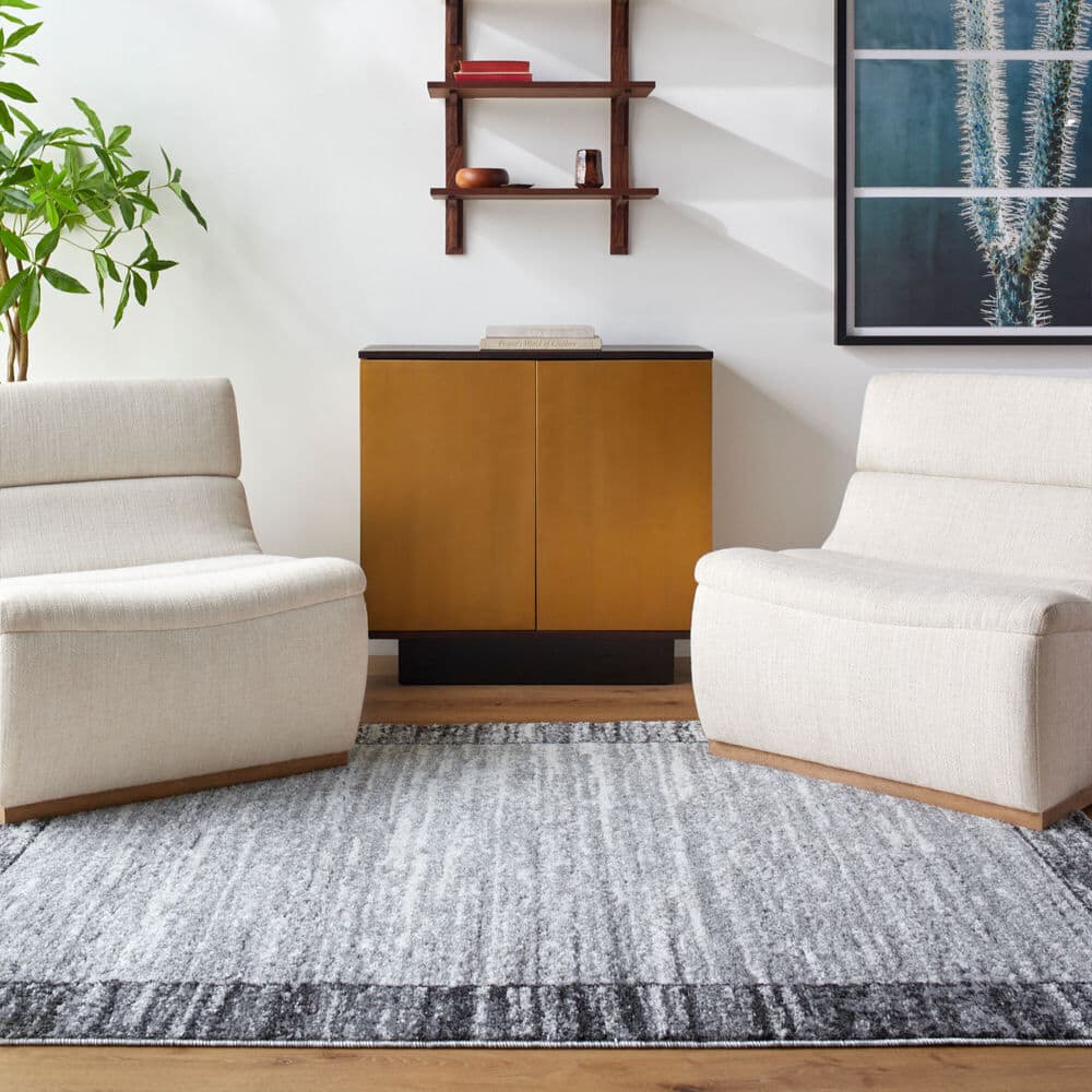 Andorra Plus Black Machine Woven Rug by Livabliss - Image 2