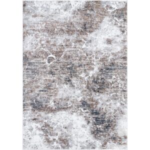 Andorra Plus Light Gray Machine Woven Rug by Livabliss