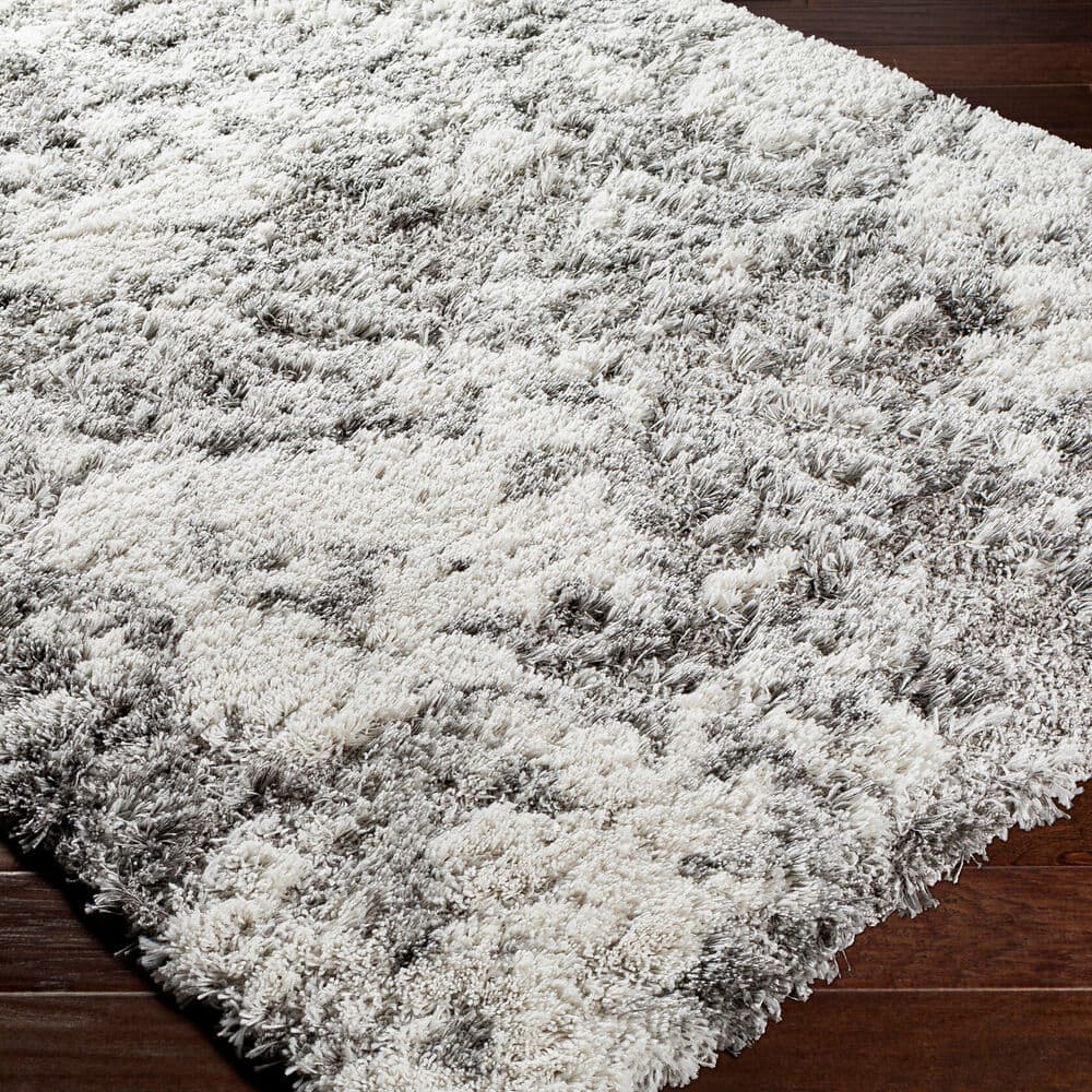 Alta Shag Off-White Machine Woven Rug by Livabliss - Image 2