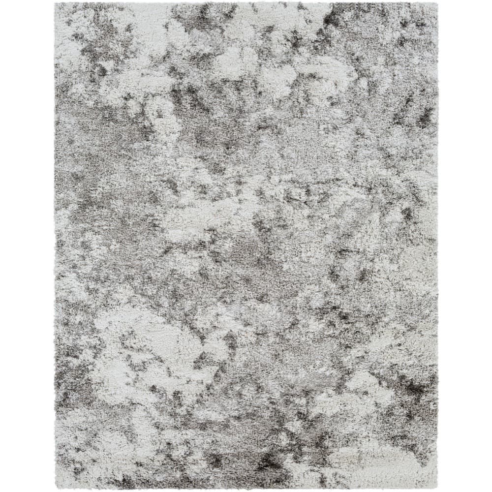 Alta Shag Off-White Machine Woven Rug by Livabliss