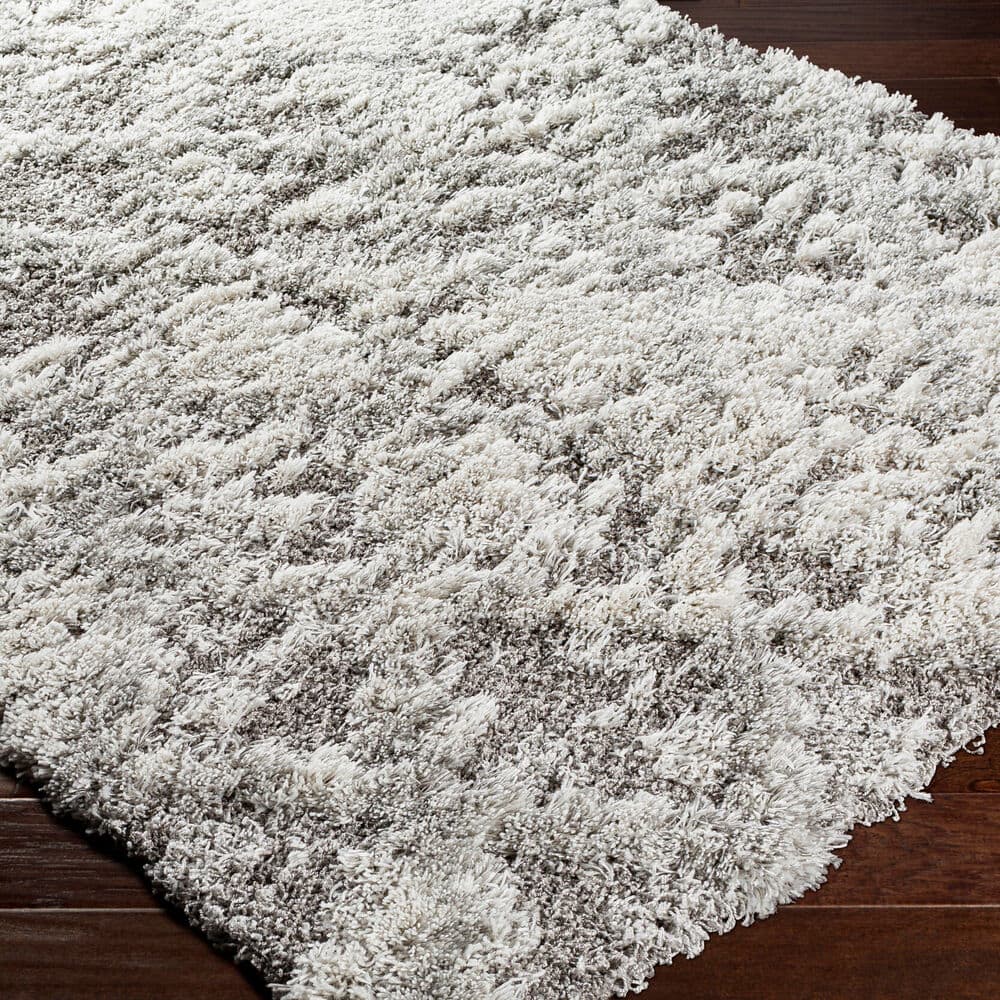 Alta Shag Off-White Machine Woven Rug by Livabliss - Image 3