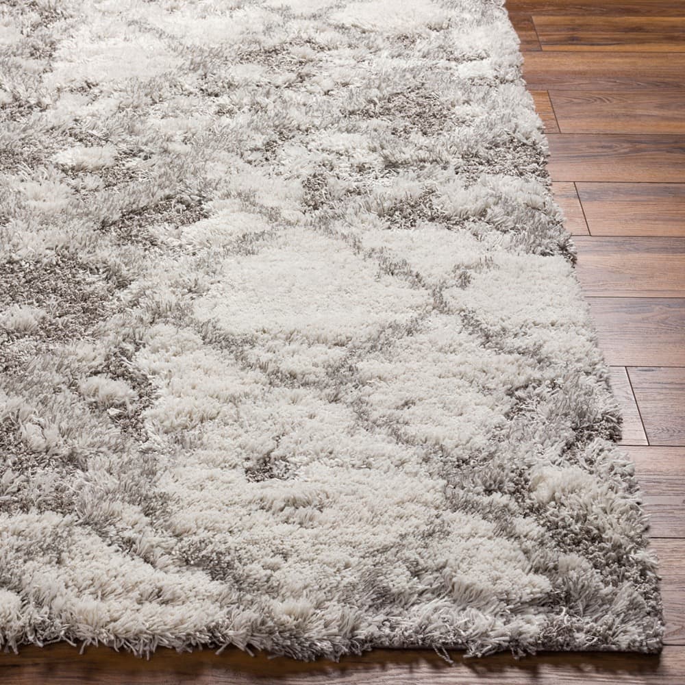 Alta Shag Off-White Machine Woven Rug by Livabliss - Image 5