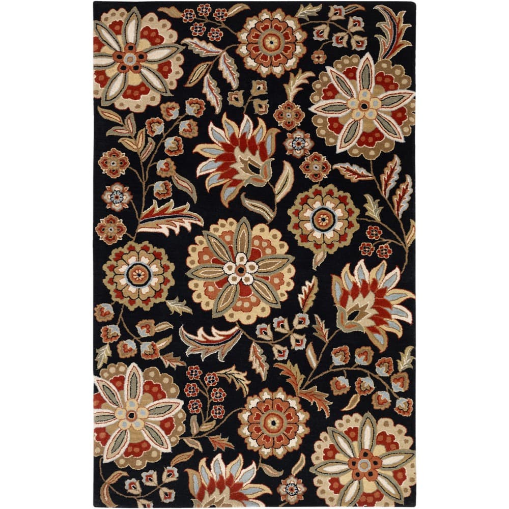 Athena Black Handmade Rug by Livabliss - Image 9