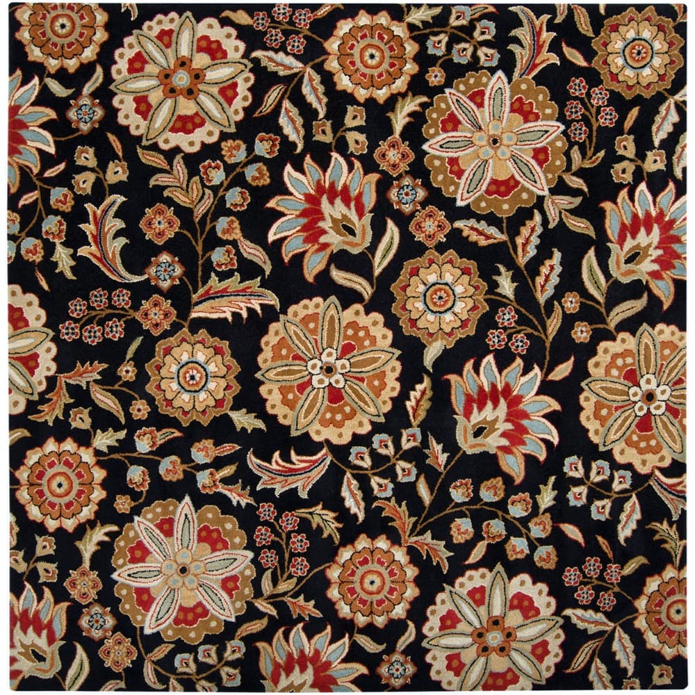 Athena Black Handmade Rug by Livabliss - Image 8