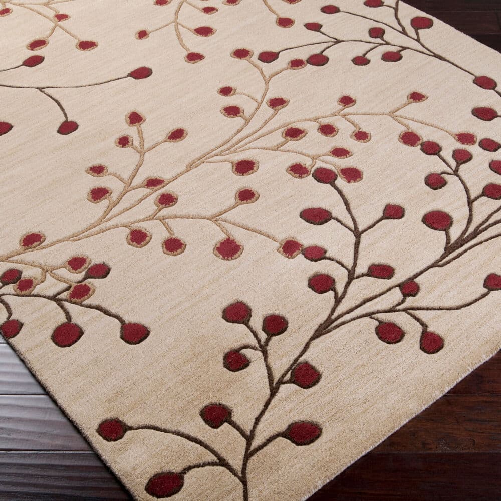 Athena Tan Handmade Rug by Livabliss - Image 3