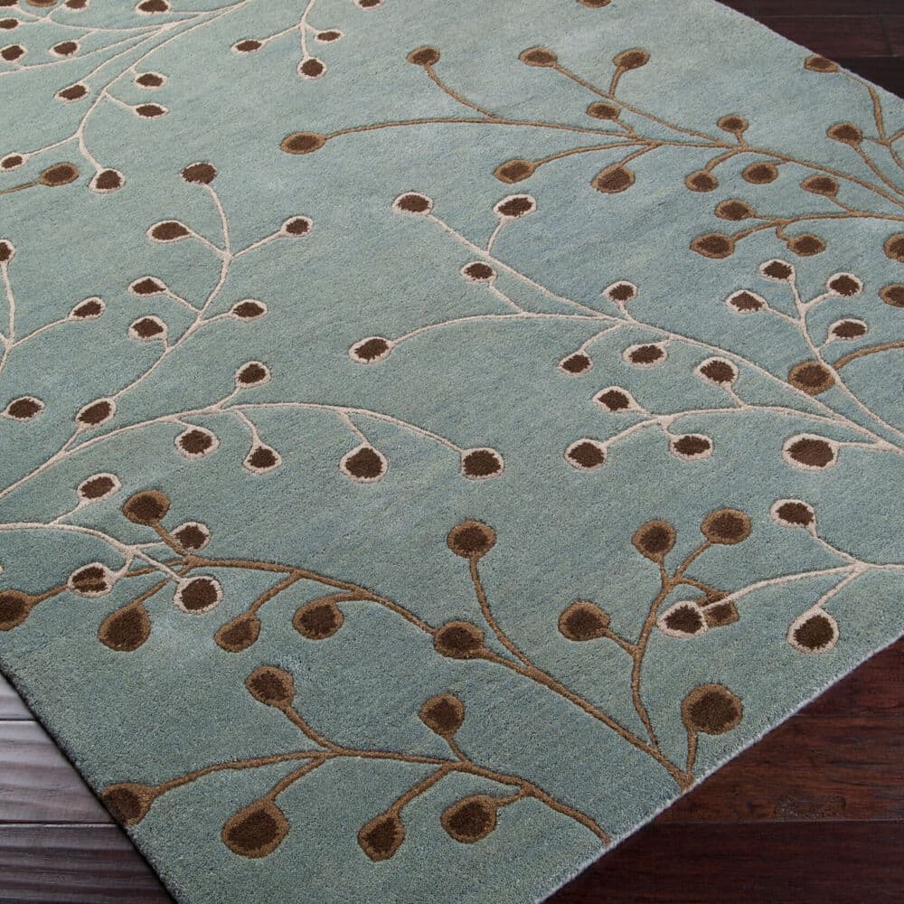 Athena Sage Handmade Rug by Livabliss - Image 3