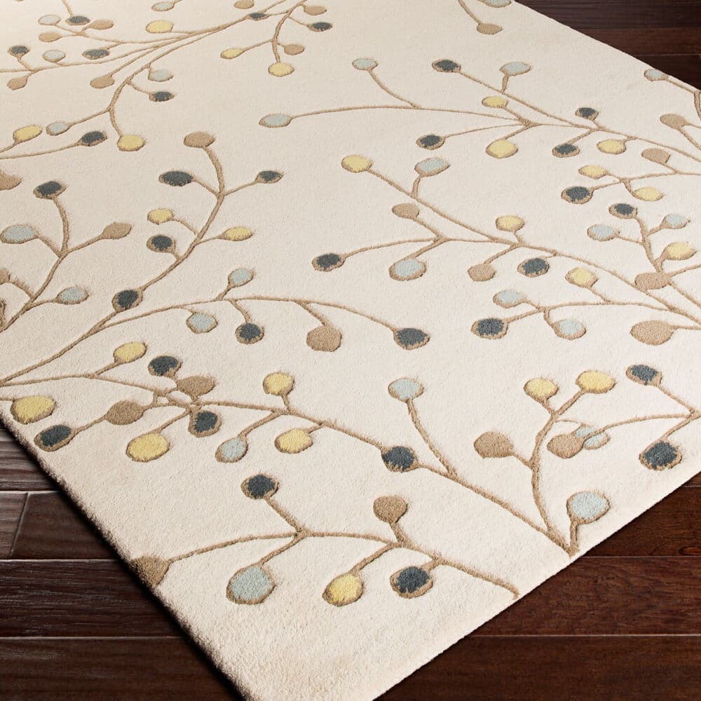 Athena Yellow Handmade Rug by Livabliss - Image 3