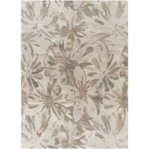 Athena Taupe Handmade Rug by Livabliss