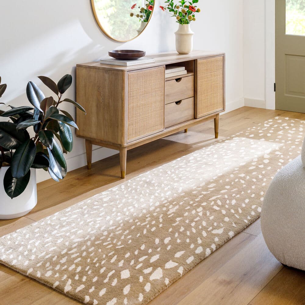 Athena Light Brown Handmade Rug by Livabliss - Image 7