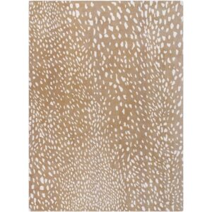 Athena Light Brown Handmade Rug by Livabliss