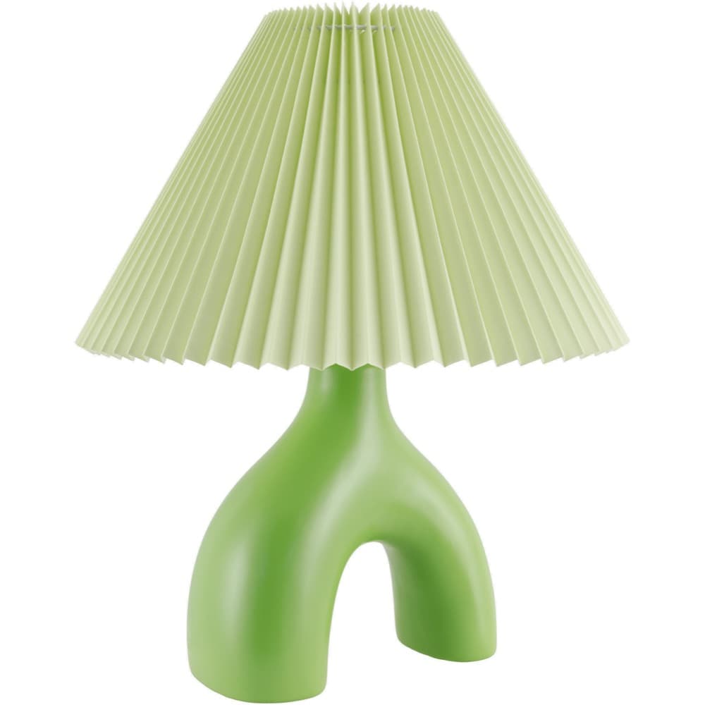 Alvik Grass Green Ceramic Table Lamp by Livabliss