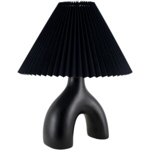 Alvik Black Ceramic Table Lamp by Livabliss