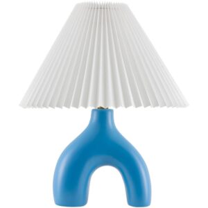 Alvik Blue Ceramic Table Lamp by Livabliss