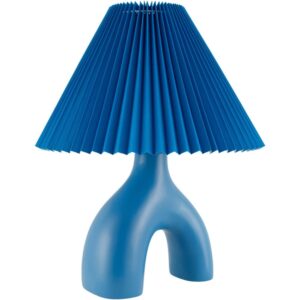 Alvik Blue Ceramic Table Lamp by Livabliss