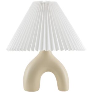 Alvik Cream Ceramic Table Lamp by Livabliss