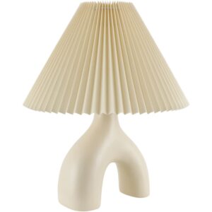 Alvik Cream Ceramic Table Lamp by Livabliss