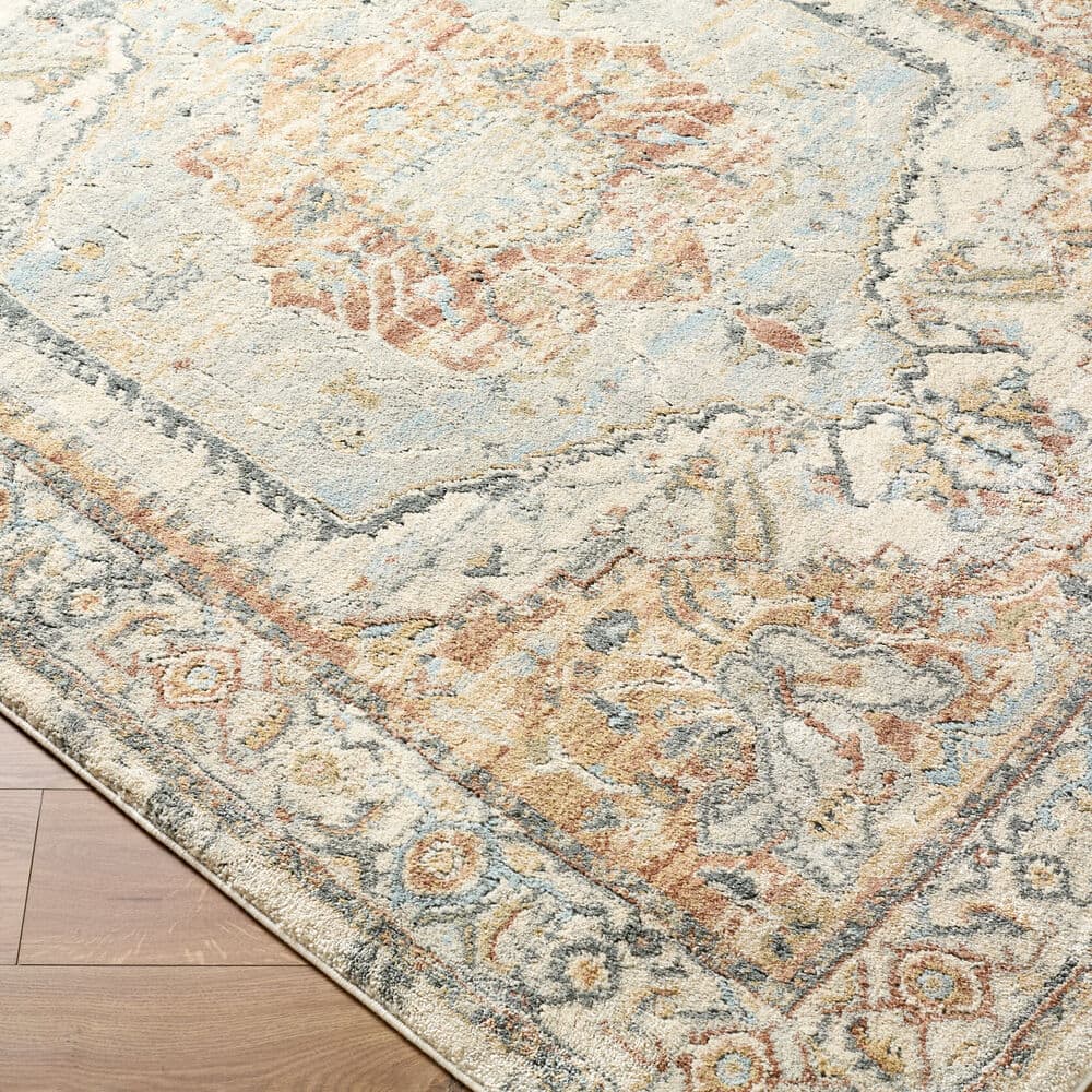 Avellino Light Beige Machine Woven Rug by Livabliss - Image 2