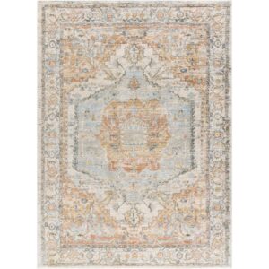 Avellino Light Beige Machine Woven Rug by Livabliss