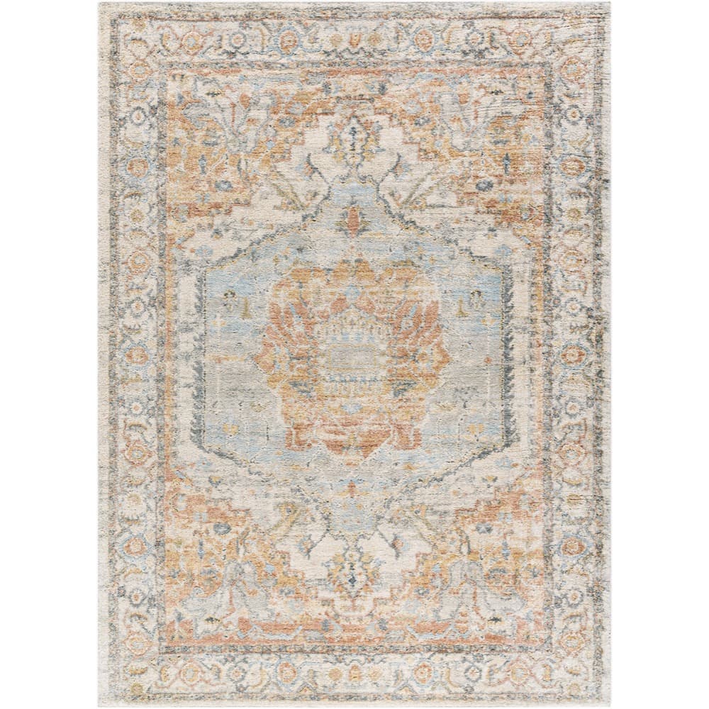 Avellino Light Beige Machine Woven Rug by Livabliss