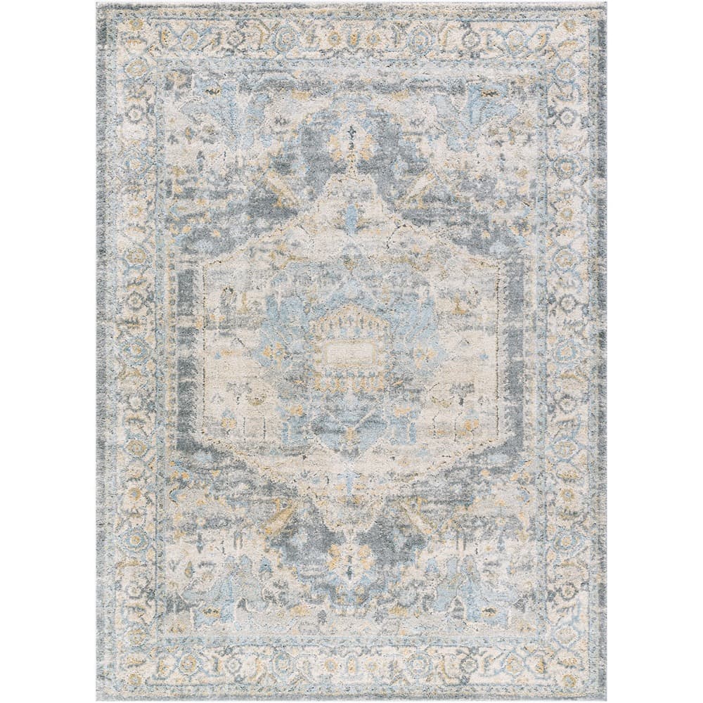 Avellino Light Beige Machine Woven Rug by Livabliss