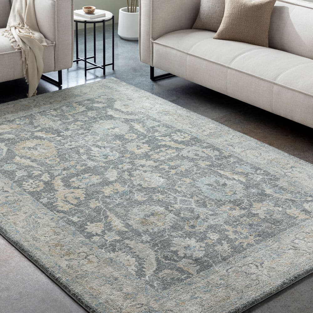 Avellino Light Beige Machine Woven Rug by Livabliss - Image 2
