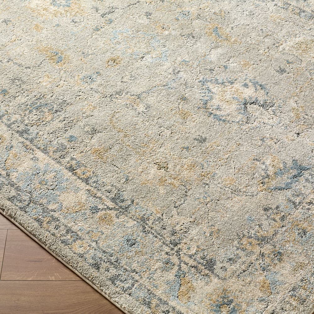Avellino Light Gray Machine Woven Rug by Livabliss - Image 2