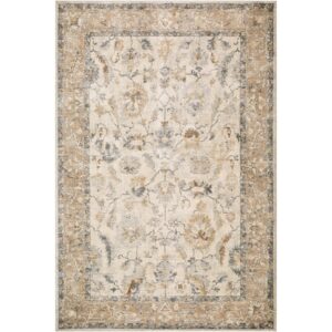 Avellino Light Beige Machine Woven Rug by Livabliss
