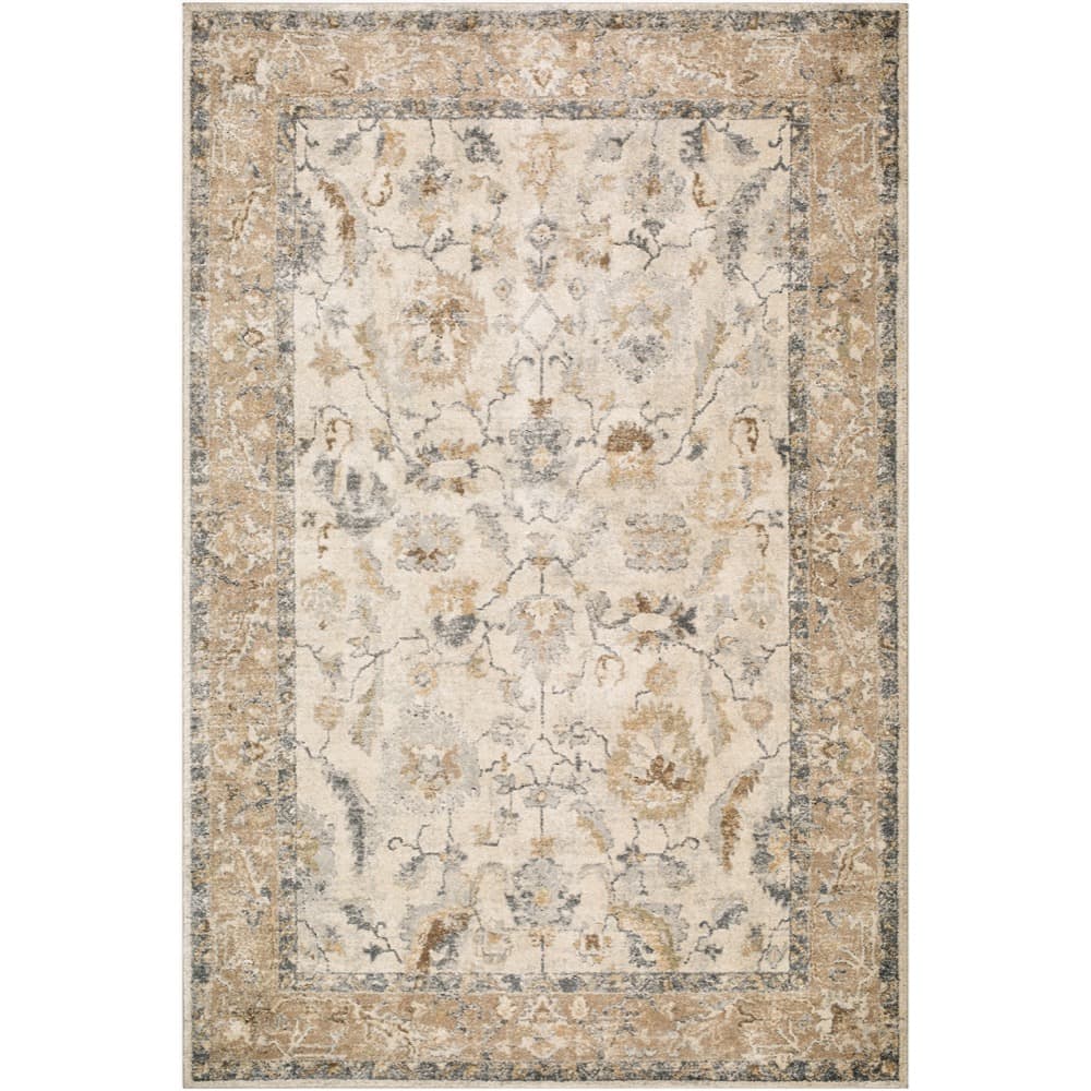 Avellino Light Beige Machine Woven Rug by Livabliss