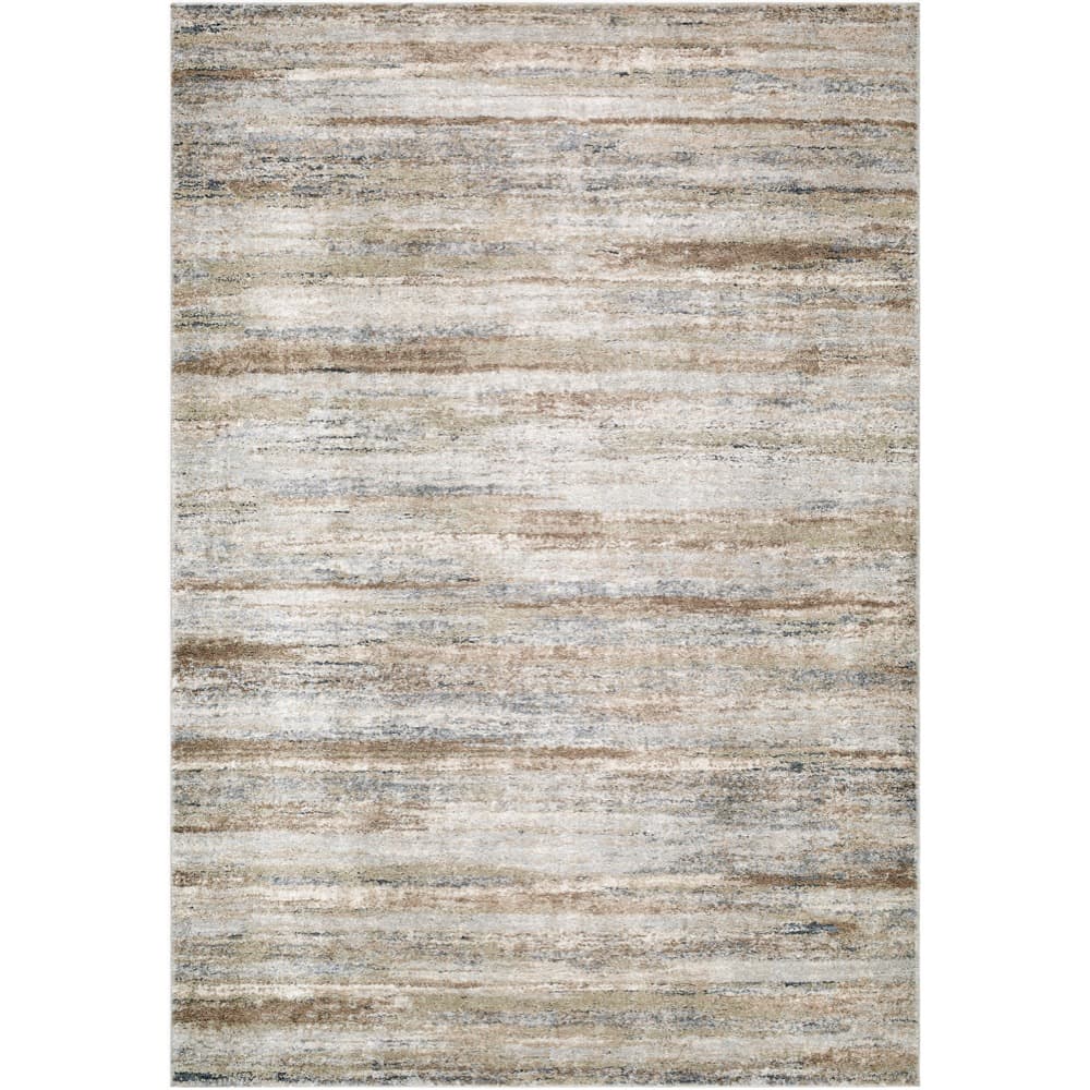 Avellino Light Gray Machine Woven Rug by Livabliss