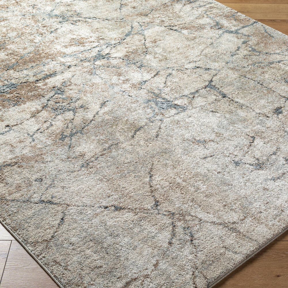 Avellino Light Beige Machine Woven Rug by Livabliss - Image 3