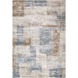 Avellino Light Beige Machine Woven Rug by Livabliss