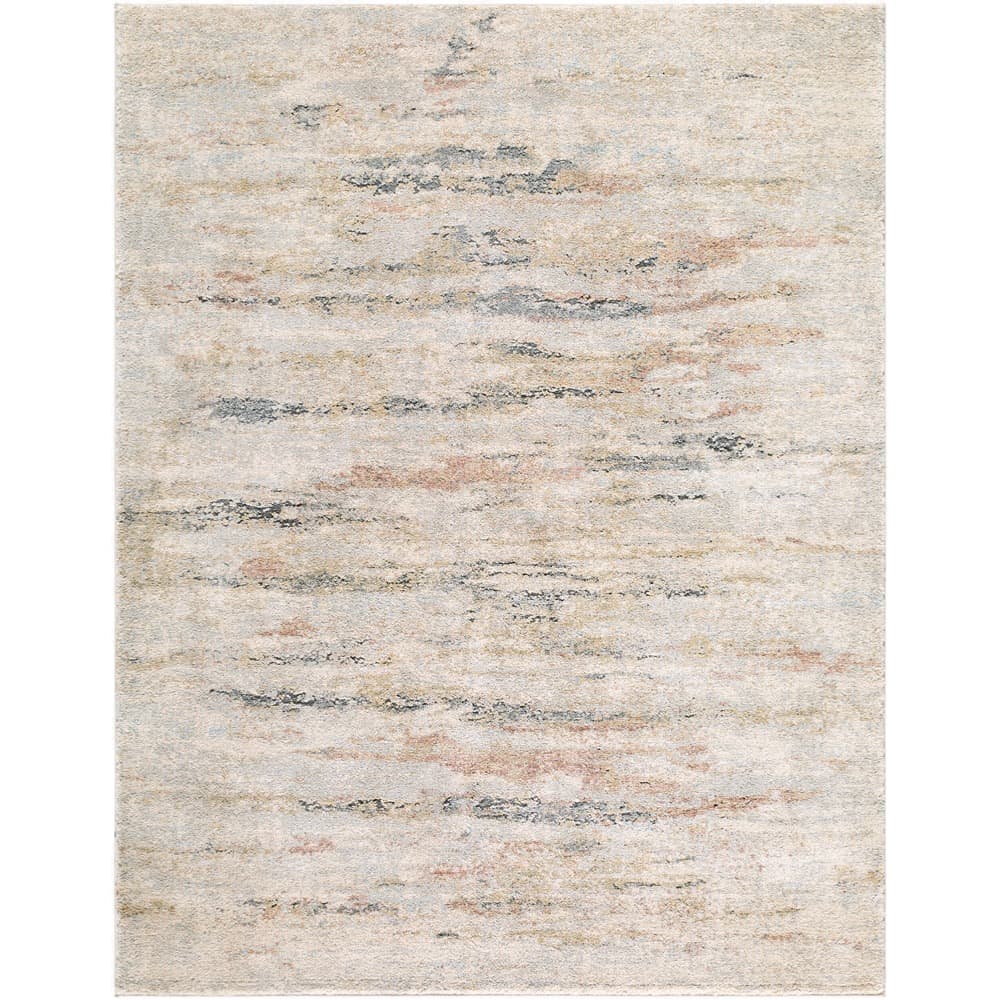 Avellino Light Gray Machine Woven Rug by Livabliss