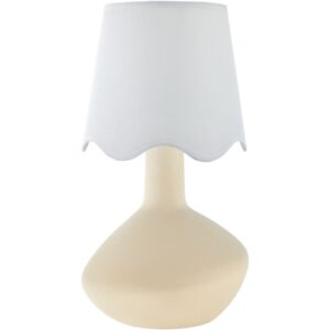 Aviara Cream Ceramic Table Lamp by Livabliss