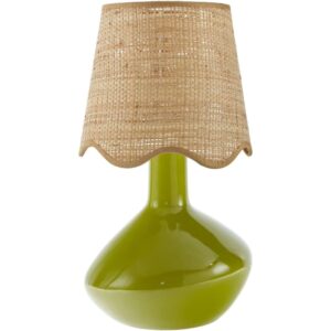 Aviara Green Ceramic Table Lamp by Livabliss