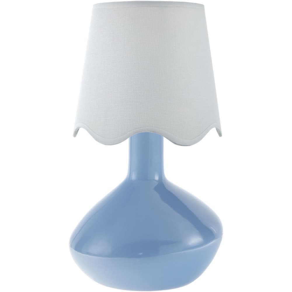 Aviara Blue Ceramic Table Lamp by Livabliss