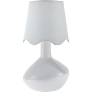 Aviara White Ceramic Table Lamp by Livabliss