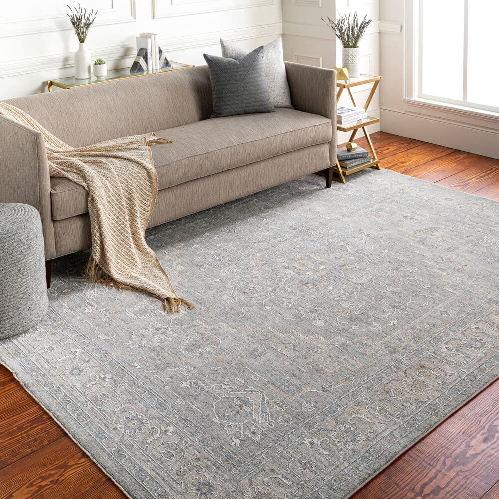 Avant Garde Gray Machine Woven Rug by Livabliss - Image 2