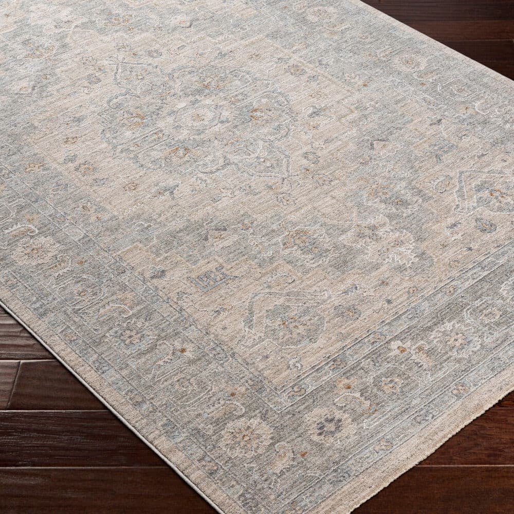 Avant Garde Gray Machine Woven Rug by Livabliss - Image 3
