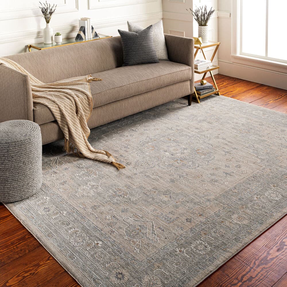 Avant Garde Gray Machine Woven Rug by Livabliss - Image 2