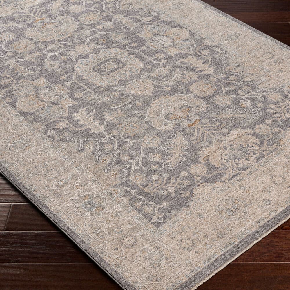 Avant Garde Gray Machine Woven Rug by Livabliss - Image 3