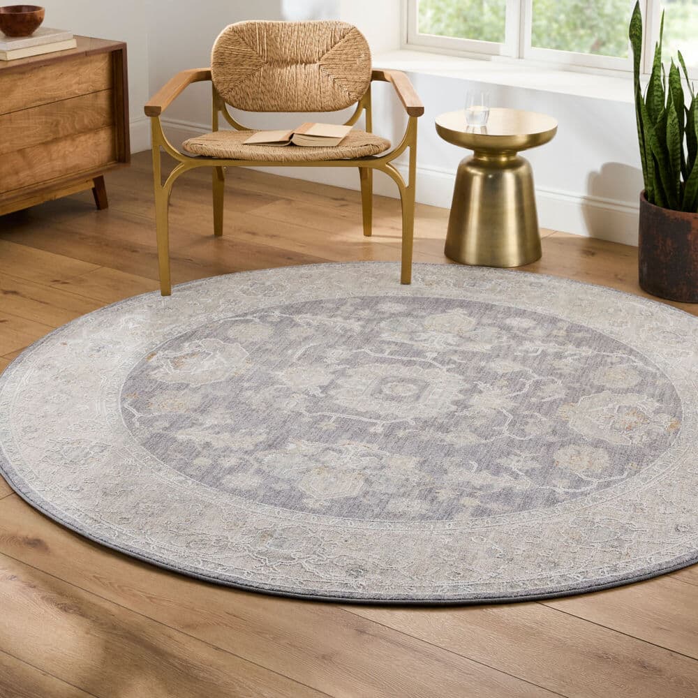 Avant Garde Gray Machine Woven Rug by Livabliss - Image 8