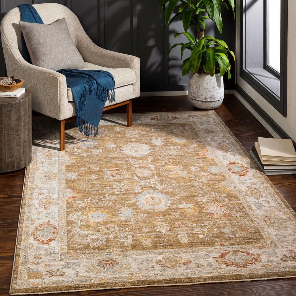 Avant Garde Brown Machine Woven Rug by Livabliss - Image 2