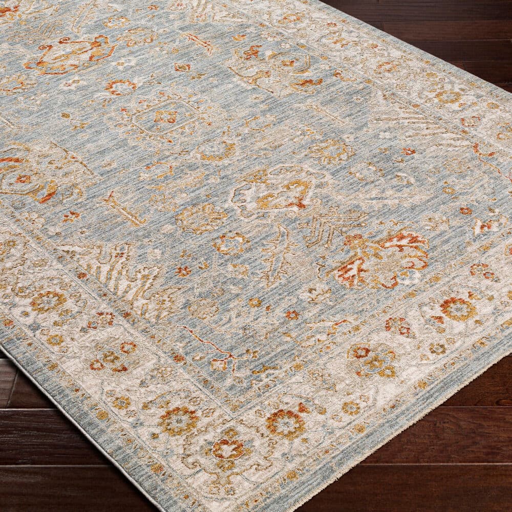 Avant Garde Blue Machine Woven Rug by Livabliss - Image 3