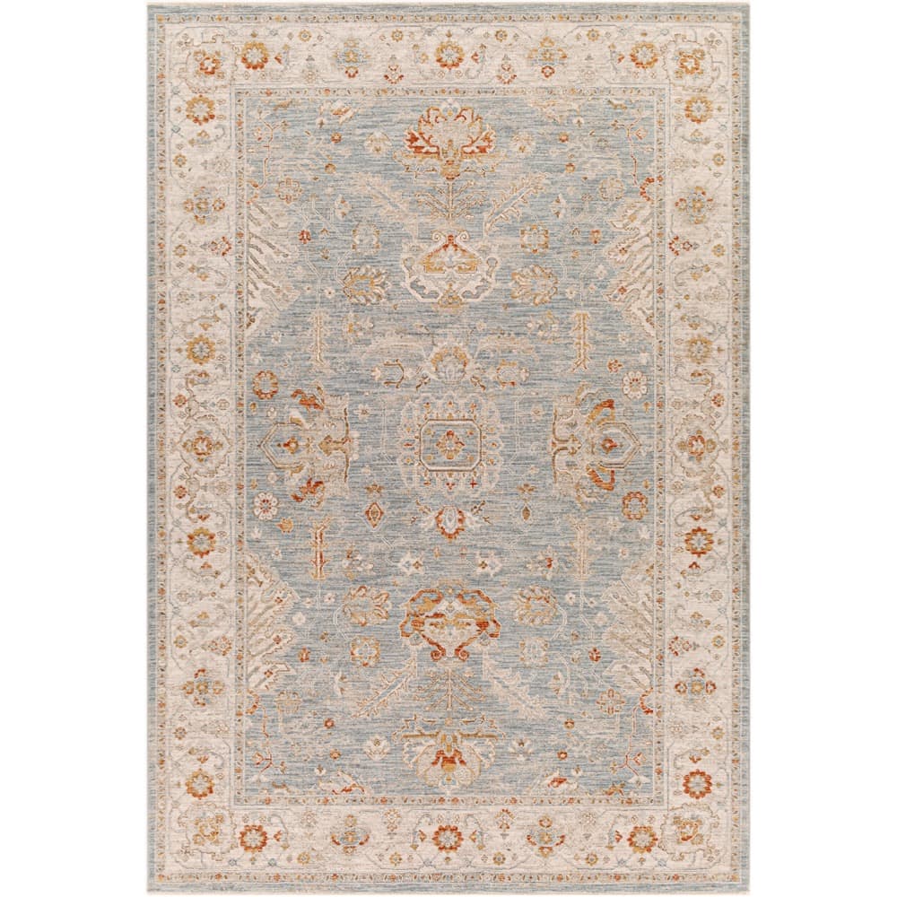 Avant Garde Blue Machine Woven Rug by Livabliss - Image 6