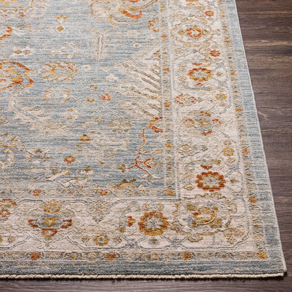 Avant Garde Blue Machine Woven Rug by Livabliss - Image 5