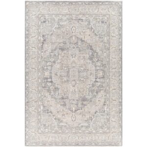 Avant Garde Denim Machine Woven Rug by Livabliss