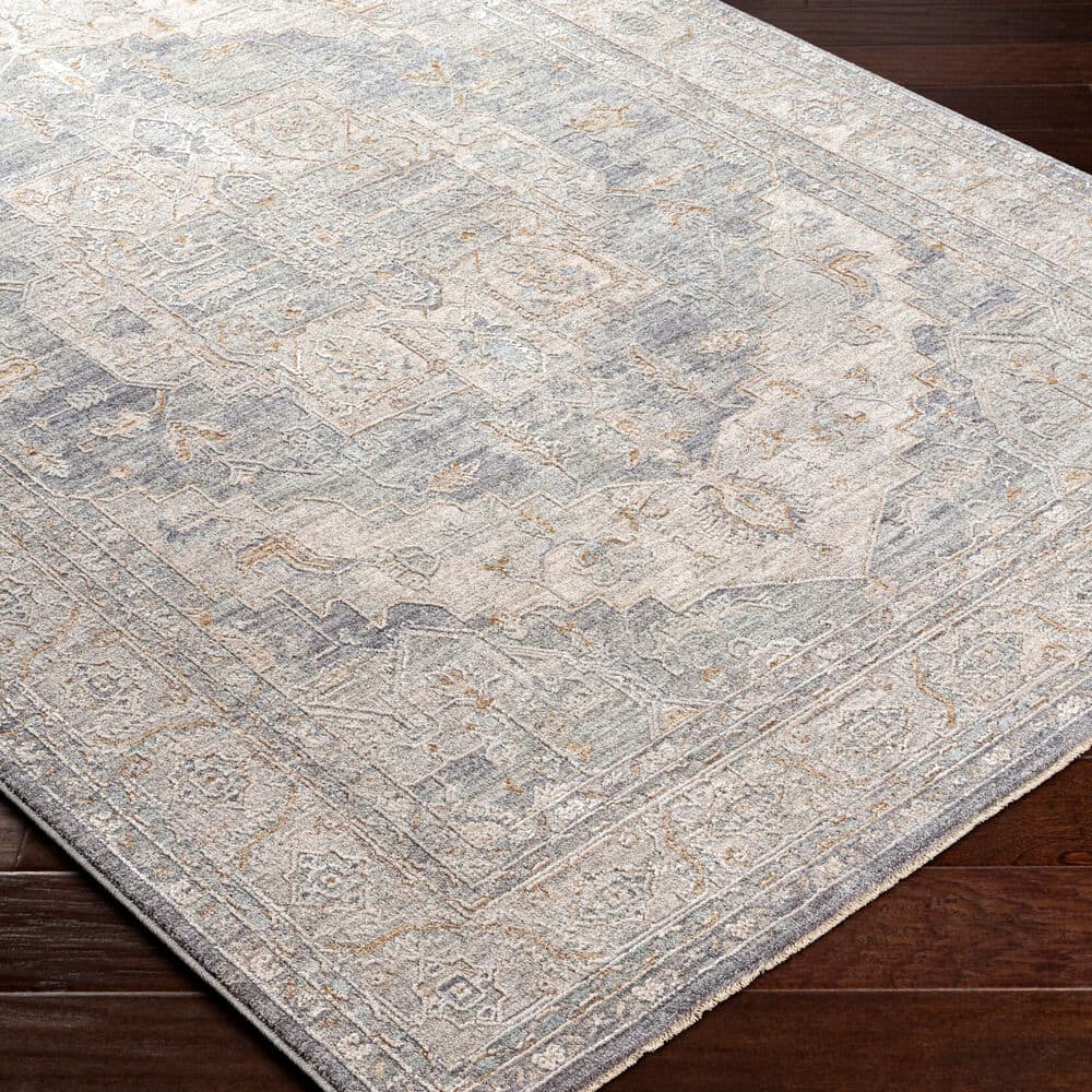 Avant Garde Denim Machine Woven Rug by Livabliss - Image 3