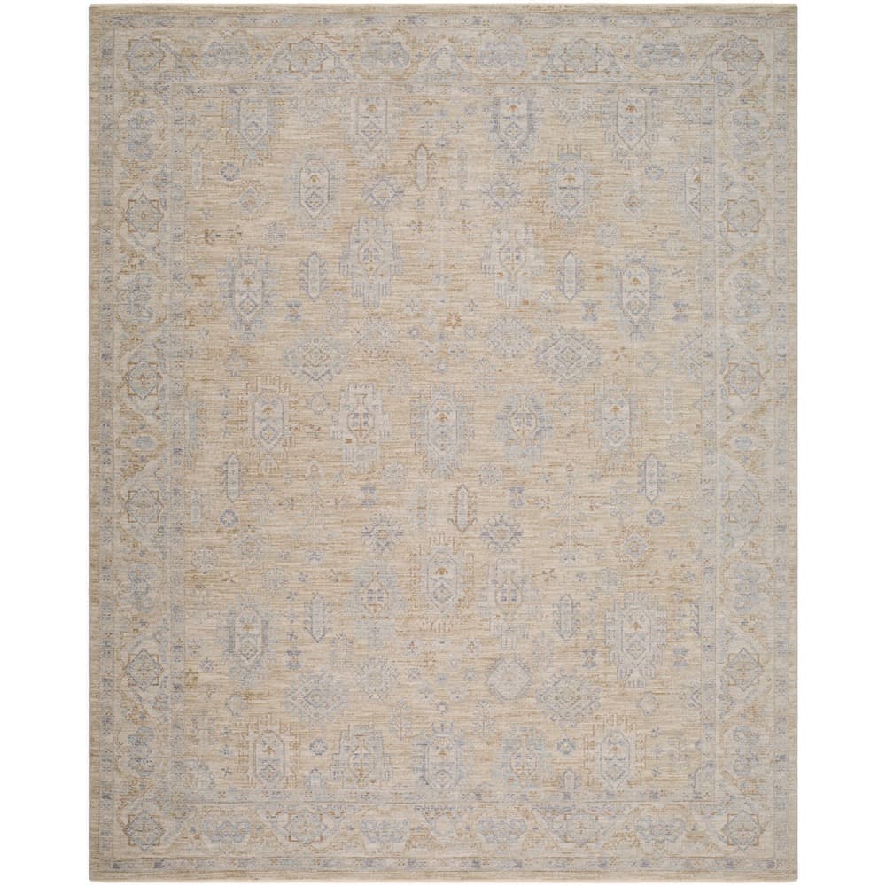Avant Garde Dusty Sage Machine Woven Rug by Livabliss