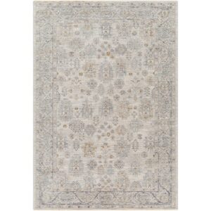 Avant Garde Charcoal Machine Woven Rug by Livabliss